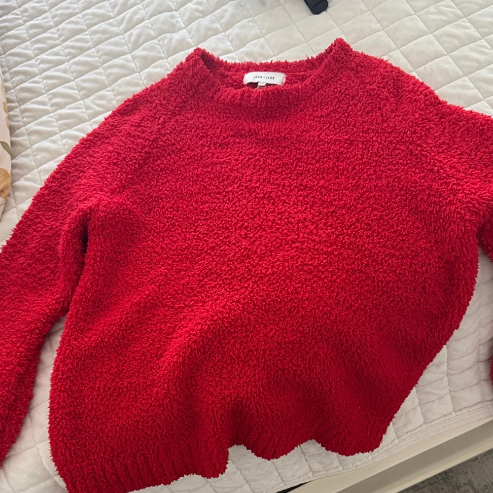 John+Jenn cozy Red Sweater